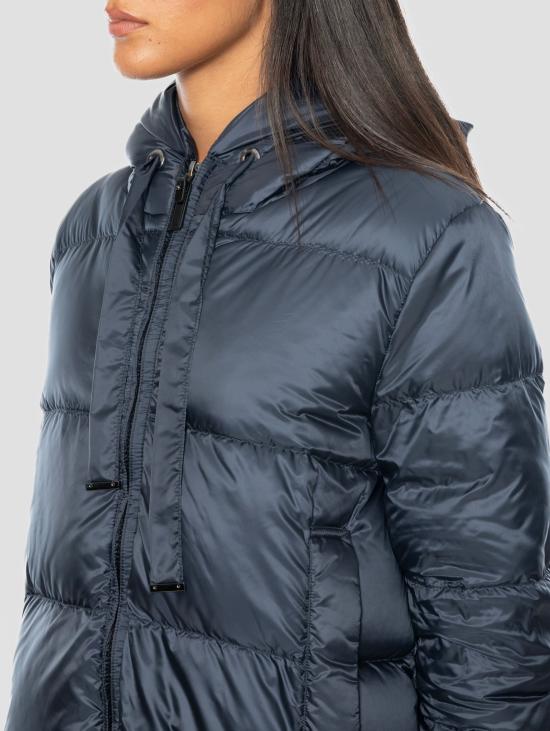 26FW 막스마라 패딩 피우미노 코르토 콘 로상헤 암피 블루 - MAX MARA