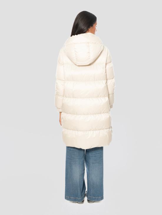 26FW 막스마라 롱패딩 피우미노 임보티토 미디 콘 카푸치오 바닐리아 - MAX MARA