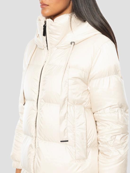 26FW 막스마라 롱패딩 피우미노 임보티토 미디 콘 카푸치오 바닐리아 - MAX MARA