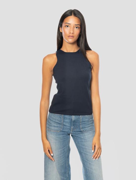 26FW 막스마라 스웨터 Maglia Blu의 Coordinato Maglia a V e 탑 스마니카토 - MAX MARA