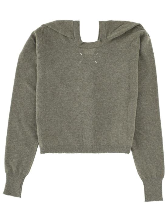 25FW 마르지엘라 포 스티치 크롭 가디건 S29HP0040 M13178710M Green - MAISON MARGIELA