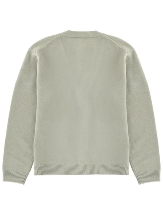 25FW 메종키츠네 폭스 헤드 인타르시아 메리노 가디건 PM00509KM0329 0396 Green - MAISON KITSUNE