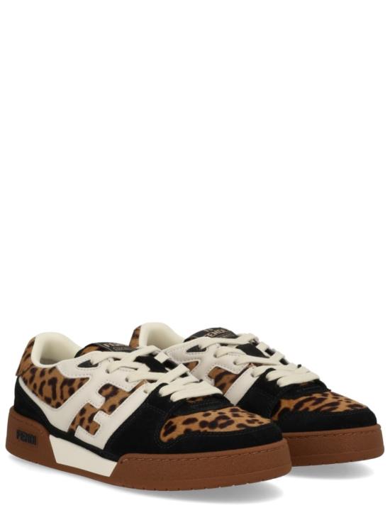 25FW 펜디 매치 소프트레더 스웨이드 로우탑 플랫폼 8E8625 AY9GF1TO3 Multicolor - FENDI