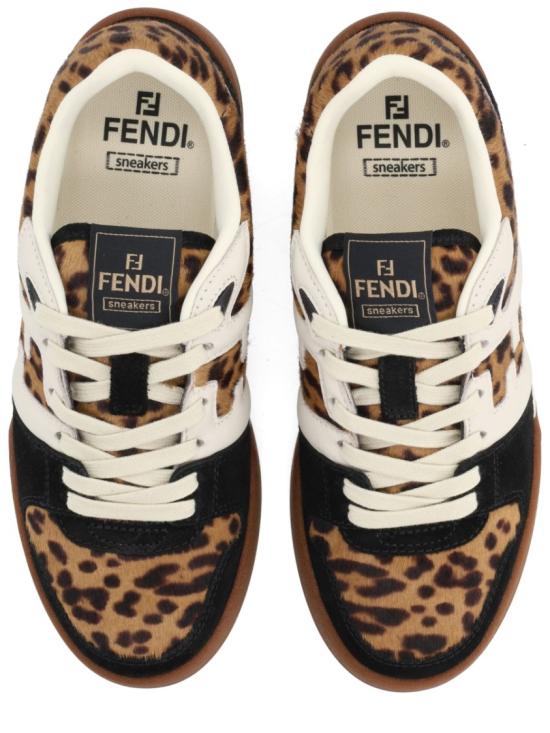 25FW 펜디 매치 소프트레더 스웨이드 로우탑 플랫폼 8E8625 AY9GF1TO3 Multicolor - FENDI