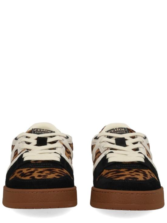 25FW 펜디 매치 소프트레더 스웨이드 로우탑 플랫폼 8E8625 AY9GF1TO3 Multicolor - FENDI