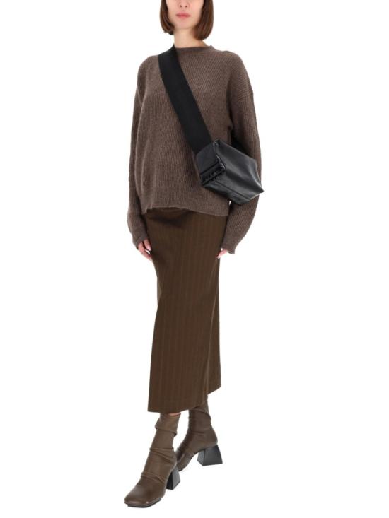 25FW 우마 왕 롱 스커트 UW2026 UW600 Brown - UMA WANG