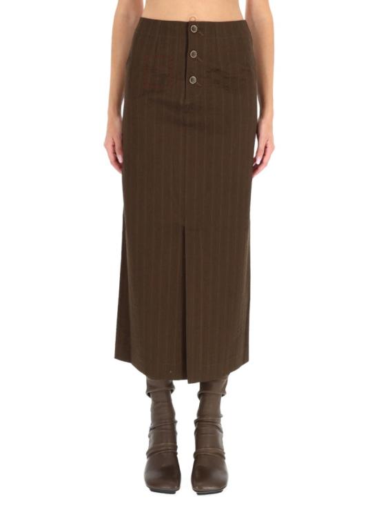 25FW 우마 왕 롱 스커트 UW2026 UW600 Brown