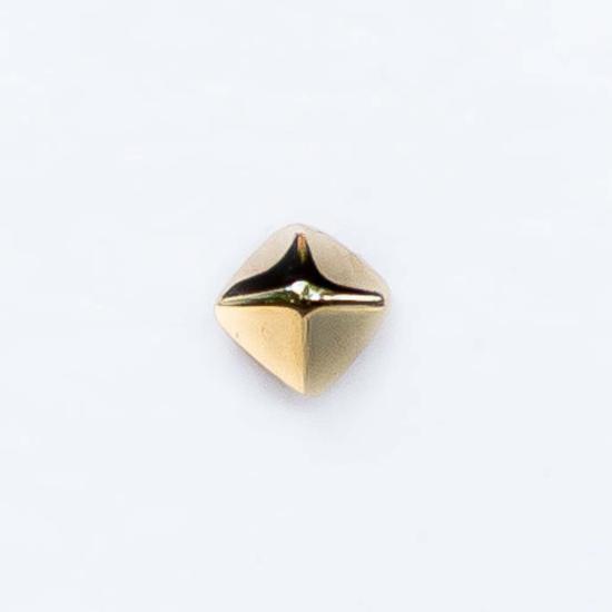  Vintage La Rose 이어링 빈티지 라로즈 피라미드 싱글 스터드  14k 골드