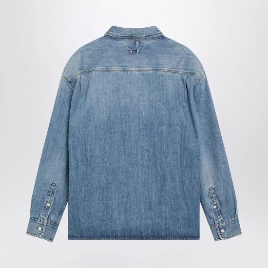 26FW 자크뮈스 시몽 드 님 데님 셔츠 SHM00545AD00017 Blue - JACQUEMUS