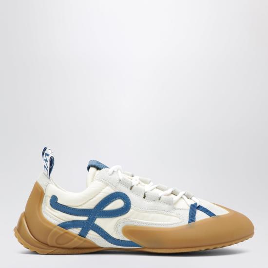 26FW 로에베 그립 나일론 스웨이드 스니커즈 L815282XAZNY White