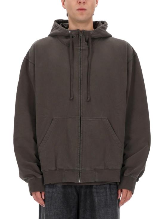 25FW 마르지엘라 뉴메릭 후드 집업 S67HG0023 M25027810 Brown
