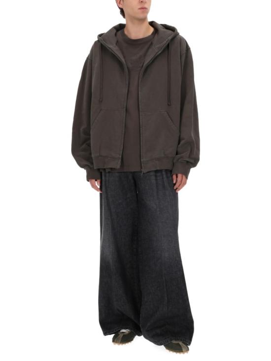 25FW 마르지엘라 뉴메릭 후드 집업 S67HG0023 M25027810 Brown - MAISON MARGIELA
