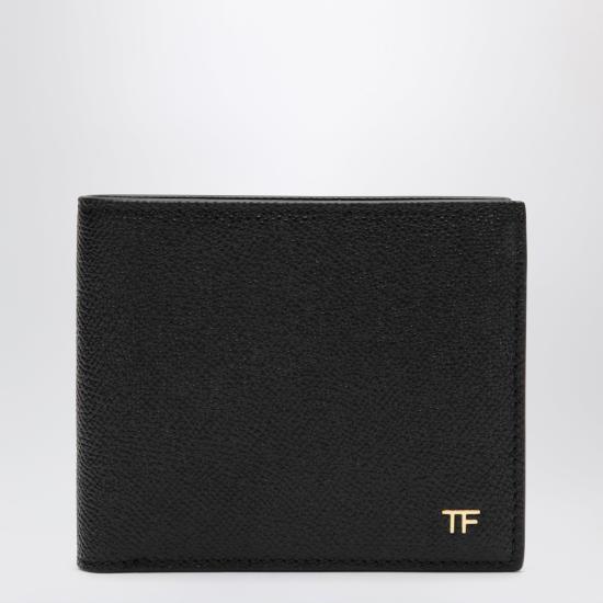 26FW 톰포드 스몰 그레인 레더 반지갑 YM228LCL081G Black