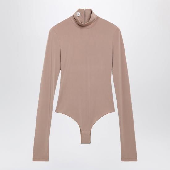 26FW 안다마네 바디수트 티셔츠 T200735BTJP199 Pink