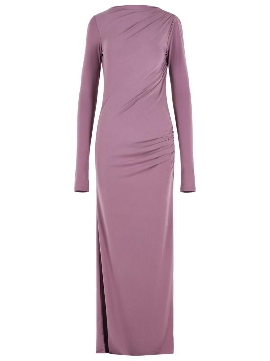 26FW 안다마네 롱 원피스 T200129A TJP199MAUVE Liliac