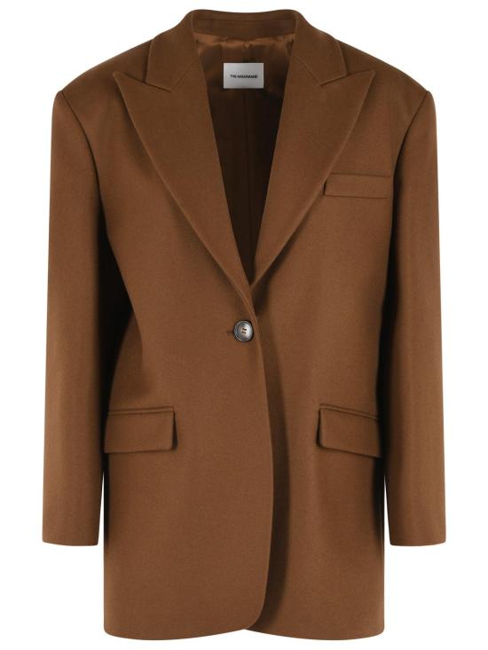 26FW 안다마네 수트 자켓 T202030A TNW057TOBACCO Brown
