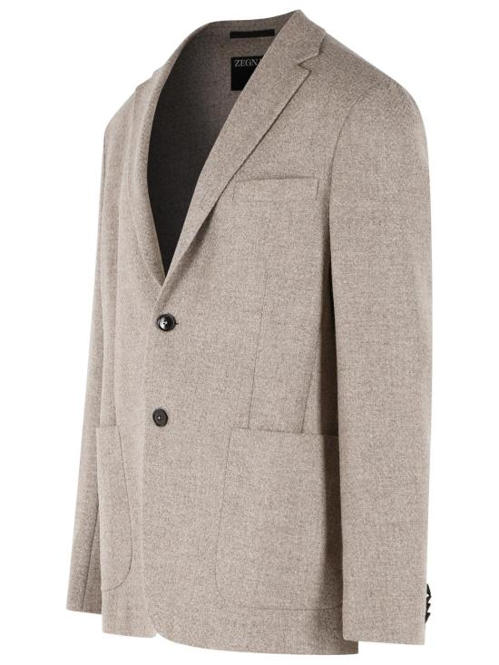 26FW 에르메네질도제냐 수트 자켓 450011A4 1D7SG0422 Beige - ERMENEGILDO ZEGNA