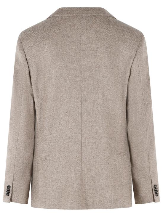 26FW 에르메네질도제냐 수트 자켓 450011A4 1D7SG0422 Beige - ERMENEGILDO ZEGNA