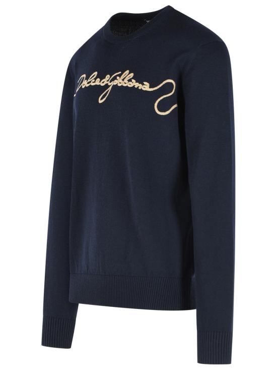 26FW 돌체앤가바나 스웨터 GXX02Z JDVIRB0665 Navy - DOLCE & GABBANA