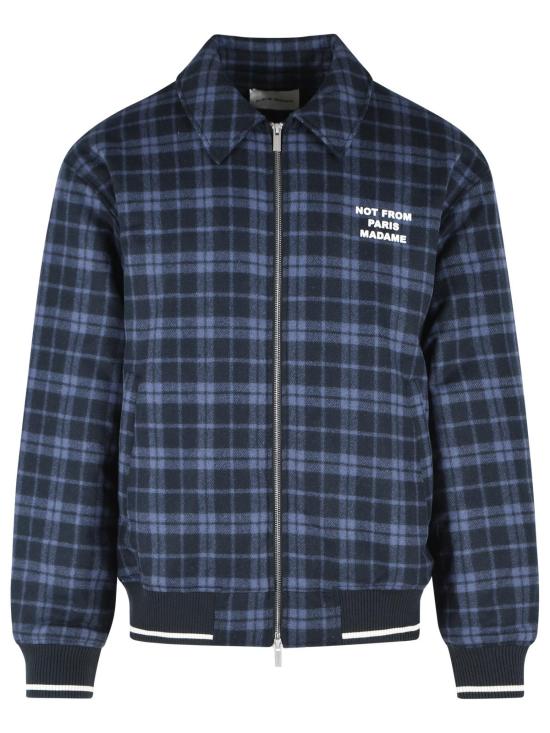 26FW 드롤드무슈 자켓 PERM JT287 WO050NY Navy