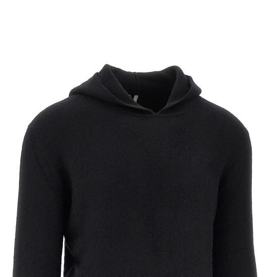 26FW 릭 오웬스 집업 니트 RR02F4679KWSF Black - RICK OWENS