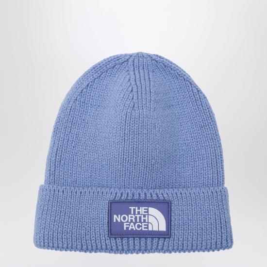 26FW 노스페이스 TNF 로고 박스 커프드 비니 NF0A8CHEPL Light blue