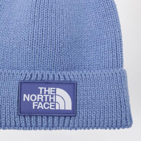 26FW 노스페이스 TNF 로고 박스 커프드 비니 NF0A8CHEPL Light blue - NORTH FACE
