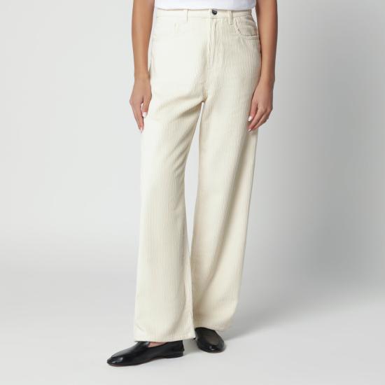 26FW 로에 스트레이트 팬츠 420 30 421CO White