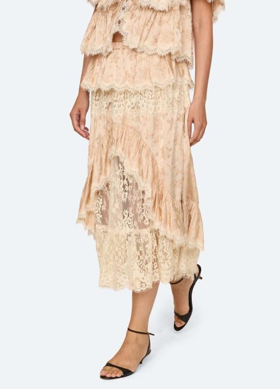 씨뉴욕 롱 스커트 AW26 139 NUDE - SEA NY