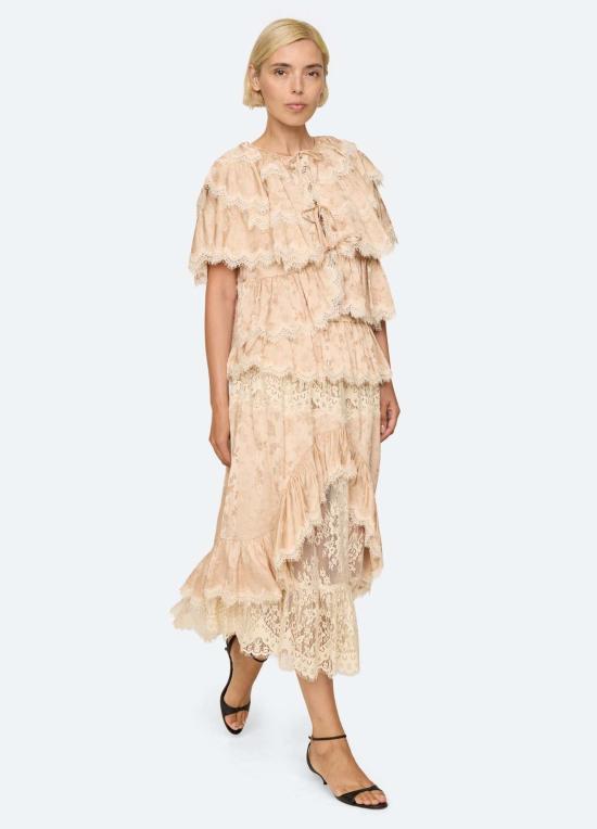  씨뉴욕 롱 스커트 AW26 139 NUDE - SEA NY