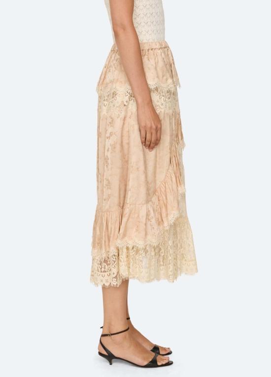  씨뉴욕 롱 스커트 AW26 139 NUDE - SEA NY