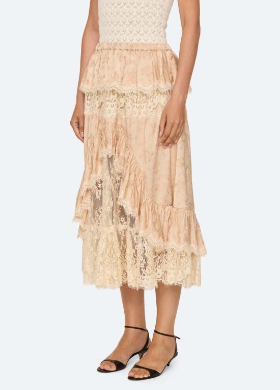  씨뉴욕 롱 스커트 AW26 139 NUDE - SEA NY