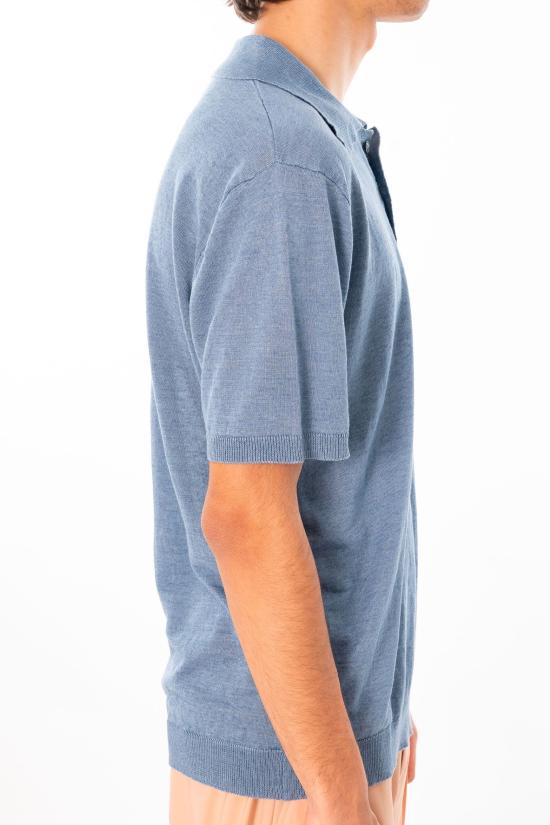 26SS 다니엘피에솔리 폴로 티셔츠 490 0022 Turquoise - DANIELE FIESOLI