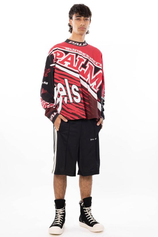 26SS 팜앤젤스 긴팔 티셔츠 PMAB05IS26JER001 RED - PALM ANGELS