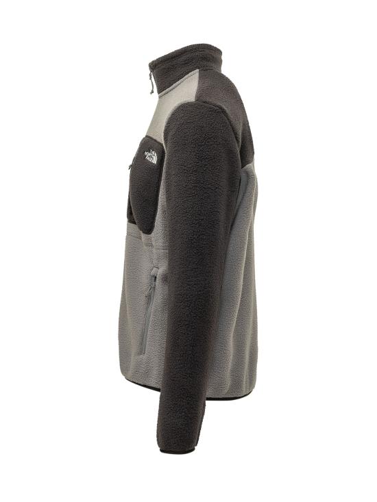 26FW 노스페이스 유미오리 풀집 플리스 자켓 NF0A883R RPI1 SMOKED PEARL TNF BLACK - NORTH FACE