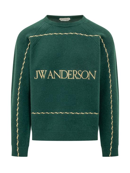 26FW JW앤더슨 스웨터 KW1584YN0471 555 PINE
