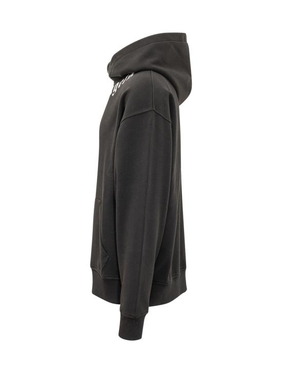 26FW 팜앤젤스 후드 티셔츠 PAMBB03F26FL01 1003 BLACK OFF WHITE - PALM ANGELS