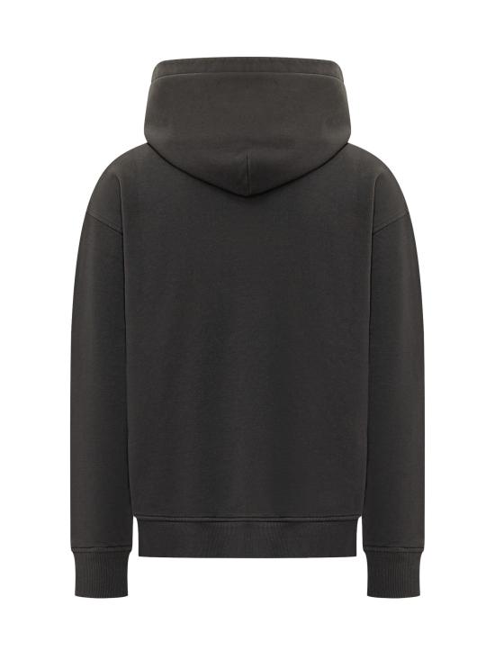 26FW 팜앤젤스 후드 티셔츠 PAMBB03F26FL01 1003 BLACK OFF WHITE - PALM ANGELS
