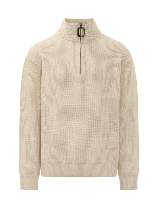 26FW JW앤더슨 집업 니트 KW1481YN0542 006 IVORY