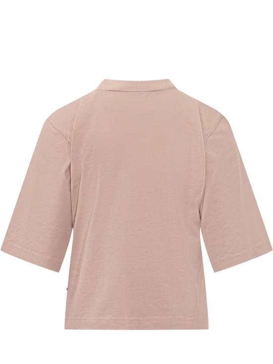 26FW 팜앤젤스 반팔 티셔츠 PAWAA03F26JR02 3B03 ROSE PINK OFF WHITE - PALM ANGELS