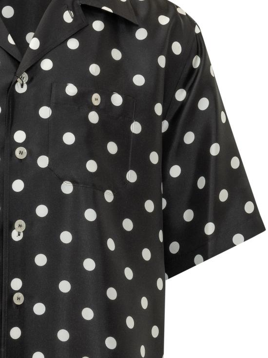 26FW 돌체앤가바나 긴팔 셔츠 G5JH9TIS13M HN6DK POIS GRANDE F NERO - DOLCE & GABBANA