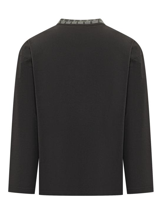 26FW 팜앤젤스 긴팔 티셔츠 PAMAB02F26JR01 1003 BLACK OFF WHITE - PALM ANGELS