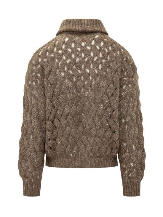 26FW 브루넬로 쿠치넬리 가디건 MNT347516 CLE69 BROWN - BRUNELLO CUCINELLI