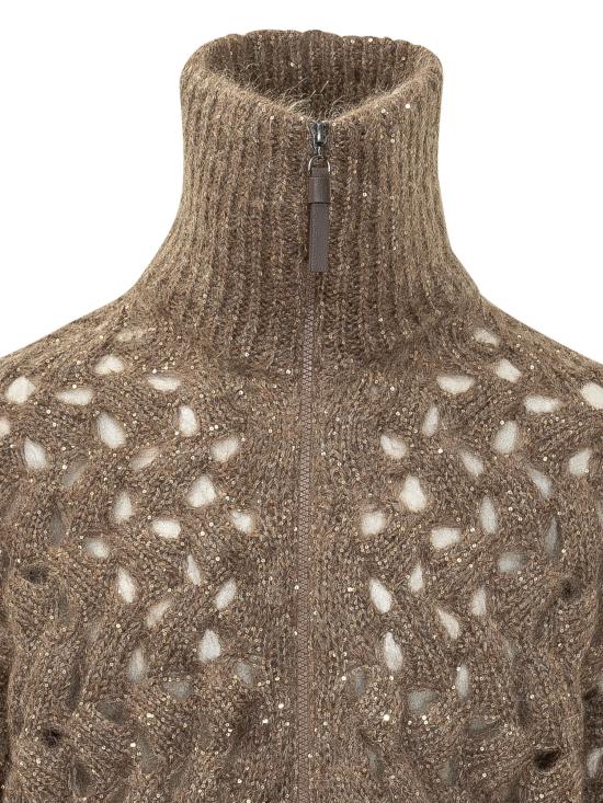 26FW 브루넬로 쿠치넬리 가디건 MNT347516 CLE69 BROWN - BRUNELLO CUCINELLI