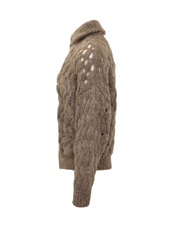 26FW 브루넬로 쿠치넬리 가디건 MNT347516 CLE69 BROWN - BRUNELLO CUCINELLI