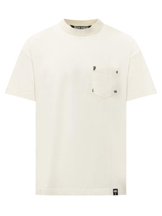 26FW 팜앤젤스 반팔 티셔츠 PAMAA08F26JR01 0305 OFF WHITE LIGHT GREY