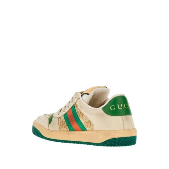 26FW [키즈] 구찌 스니커즈 626620G1760 Beige - GUCCI