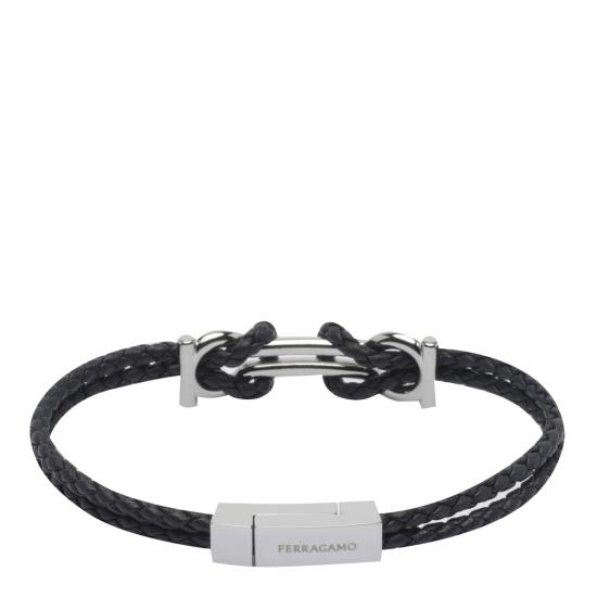 26FW 살바토레 페라가모 브레이슬릿 796082 770422NERO BLACK - SALVATORE FERRAGAMO