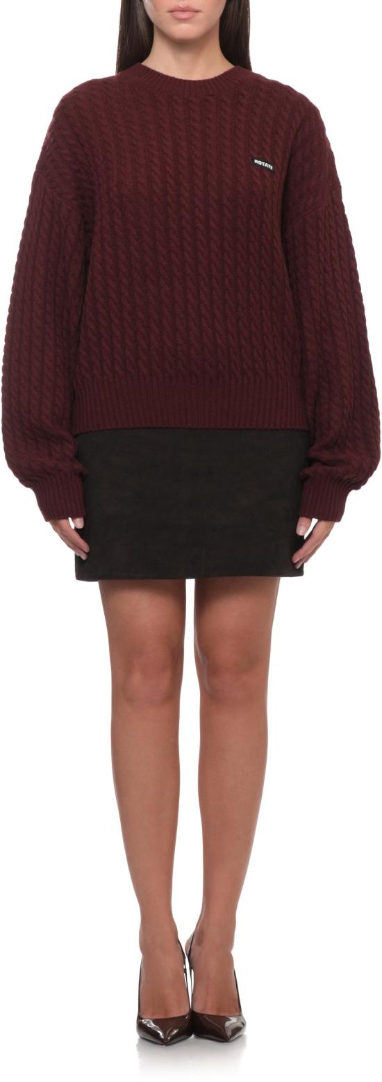 26FW 로테이트 스웨터 116437741741 MAROON - ROTATE