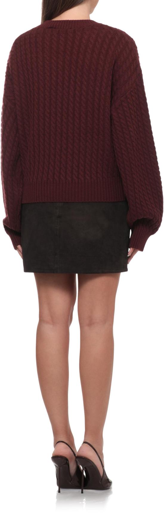 26FW 로테이트 스웨터 116437741741 MAROON - ROTATE